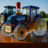Hagyományos whisky üveg New Holland T7 traktor formájában