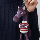 Merész ló - Lila és piros Kulcstartó