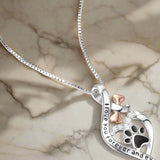 Lyckopaw nyakörv szív-, tappancs- és végtelen szimbólummal